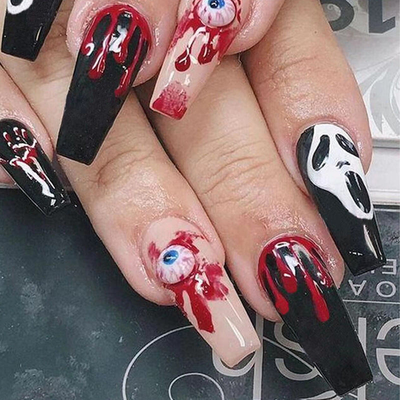 Gothic Themed Press-On Nail Set Kalsten
