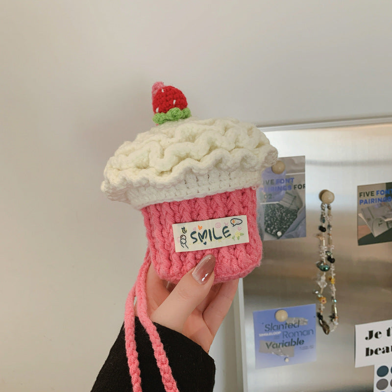 Cute Crochet Cupcake Plush Toy
