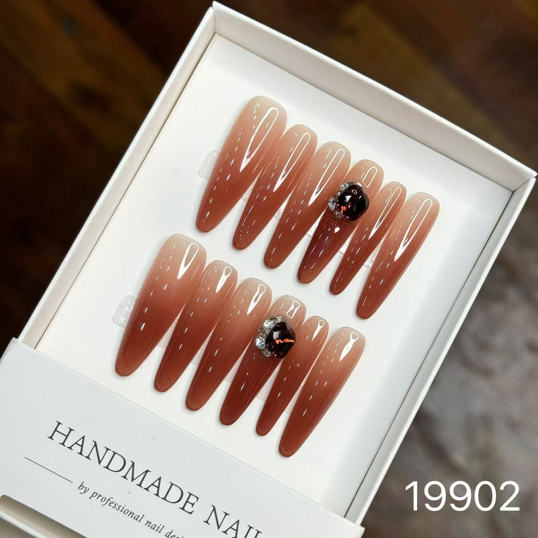 Artistic Handmade Press-On Nail Set