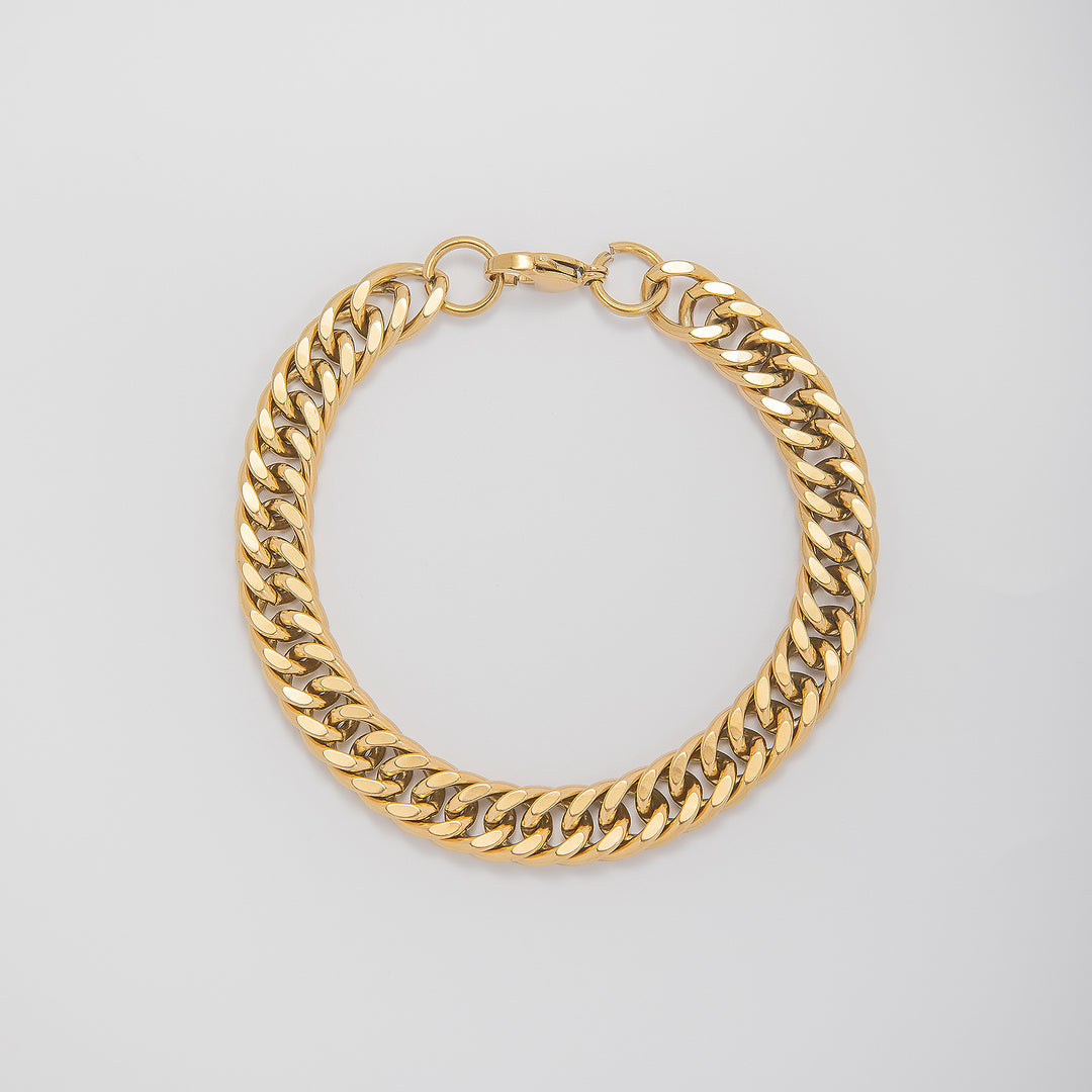 Heavyweight Curb Link Chain Bracelet Kalsten