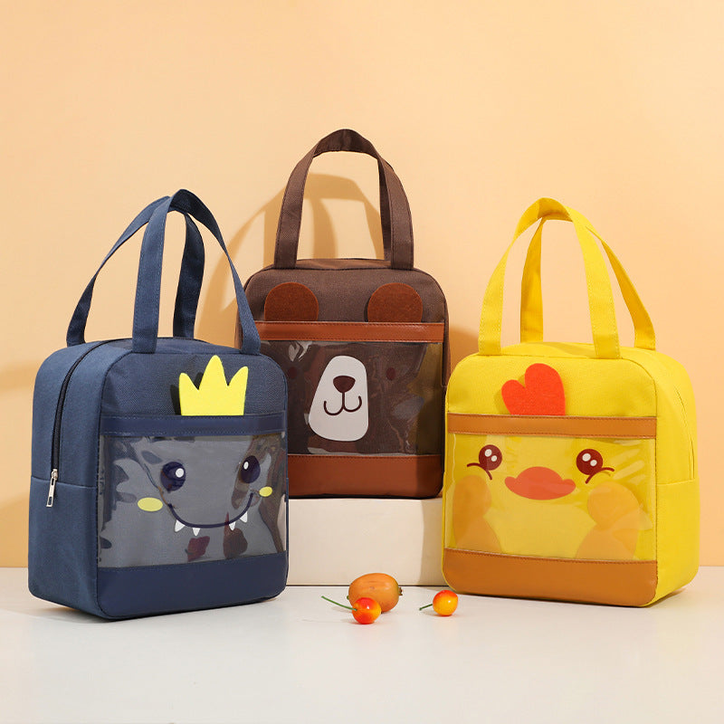 Cute Animal-Themed Insulated Lunch Box