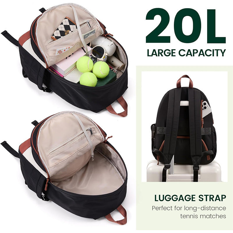 Padded Tennis Racket Backpack Kalsten