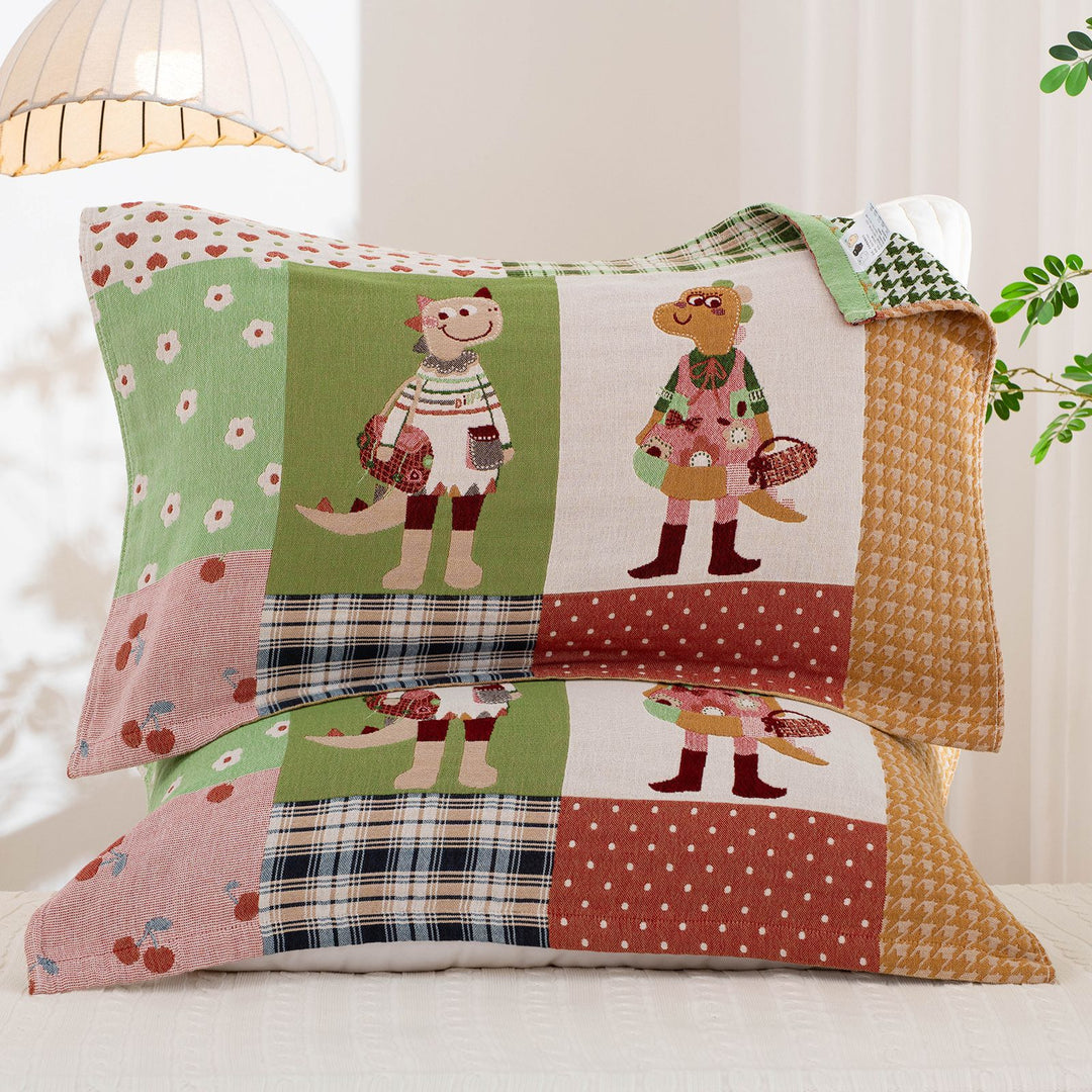 Women's pillowcase with cute dinosaur motif Kalsten