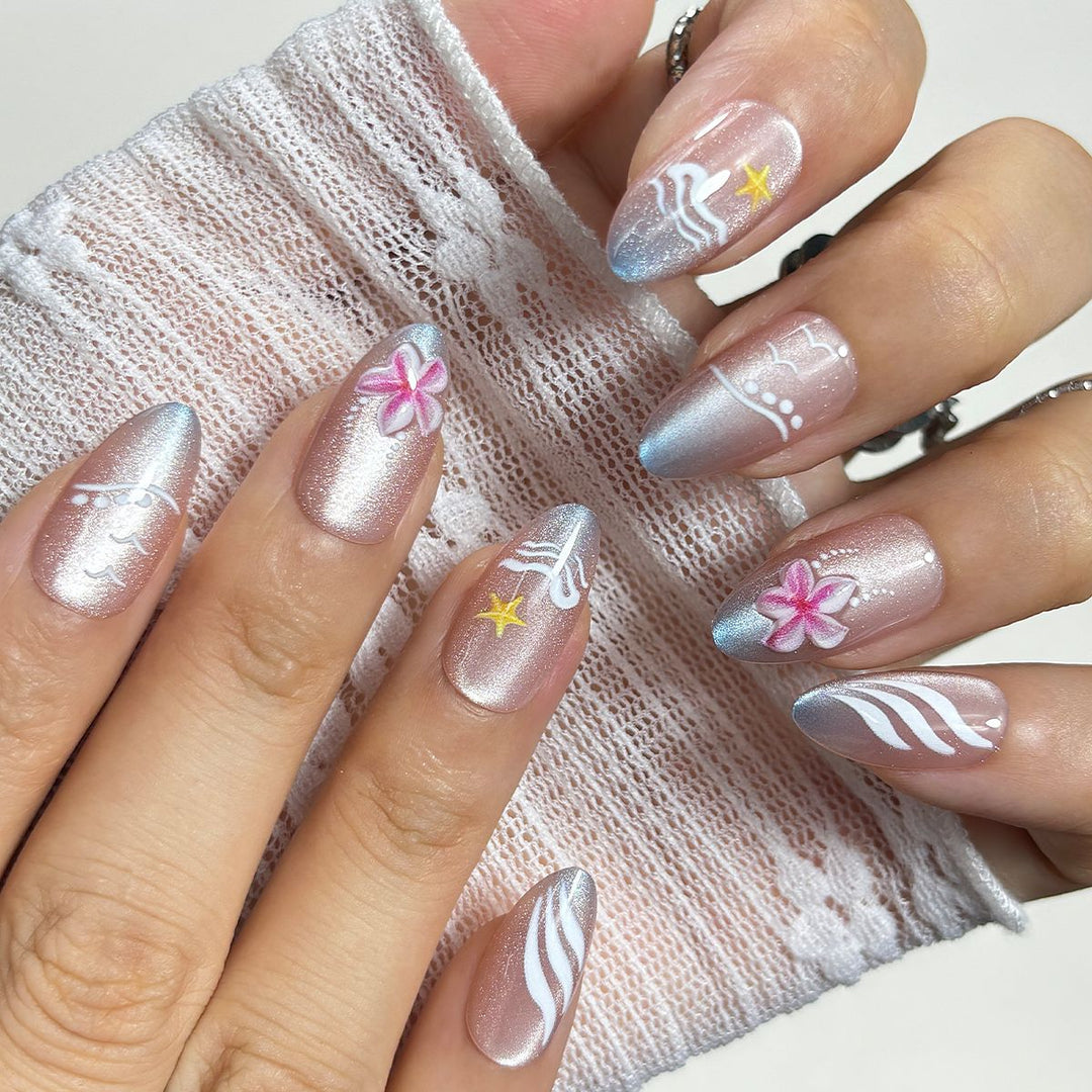 Decorative Press-On Nail Design Kalsten
