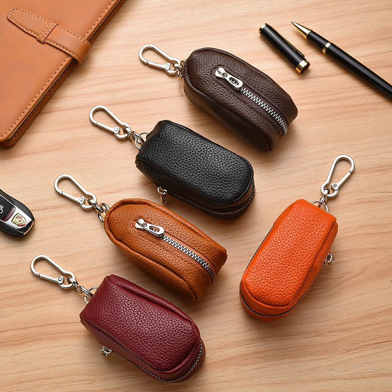 Compact Leather Keychain Pouch Kalsten