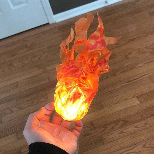 Decorative LED Flame Sculpture