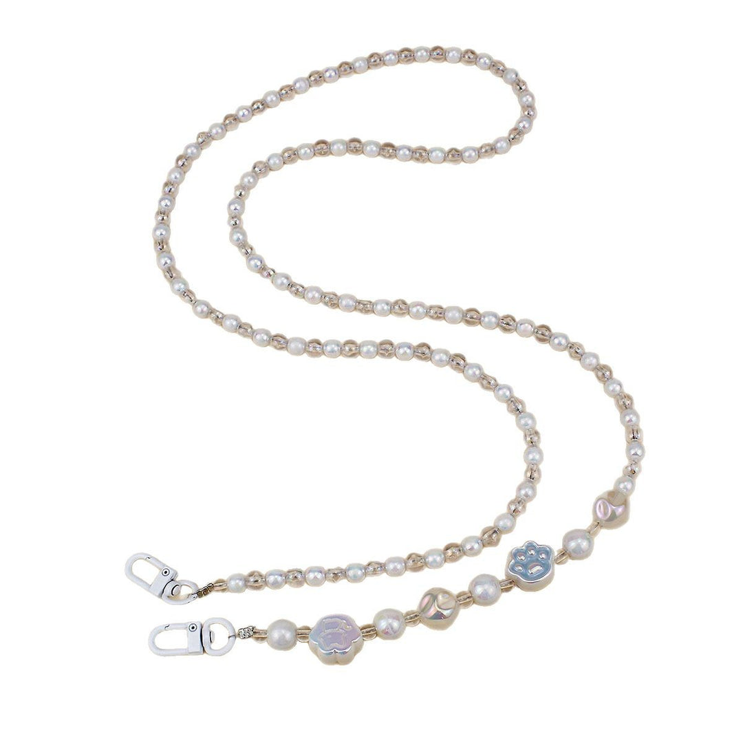Elegant Pearl and Chain Necklace Kalsten