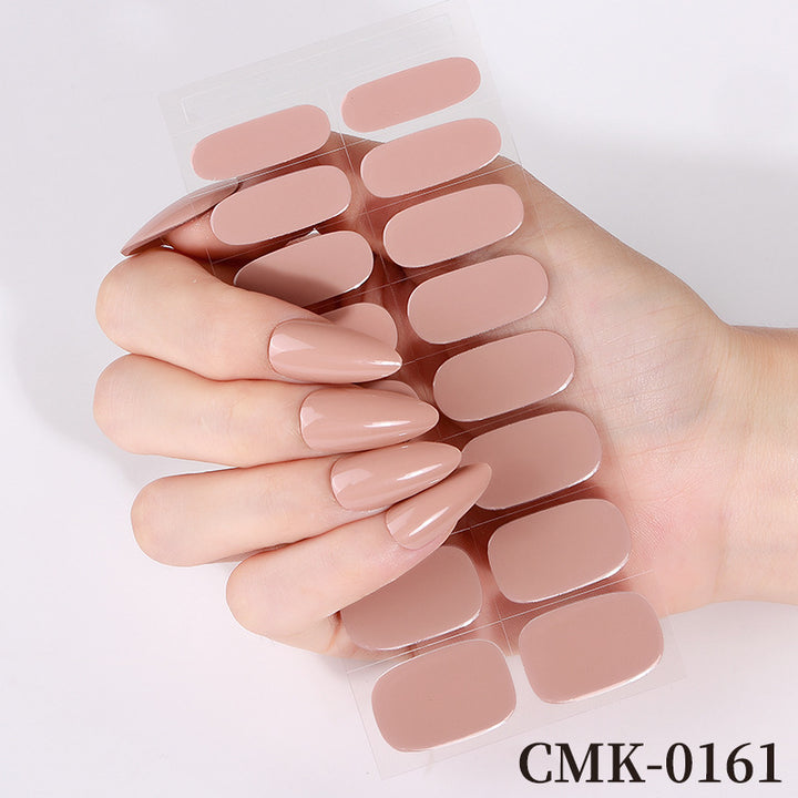 Glossy Press-On Nail Wraps