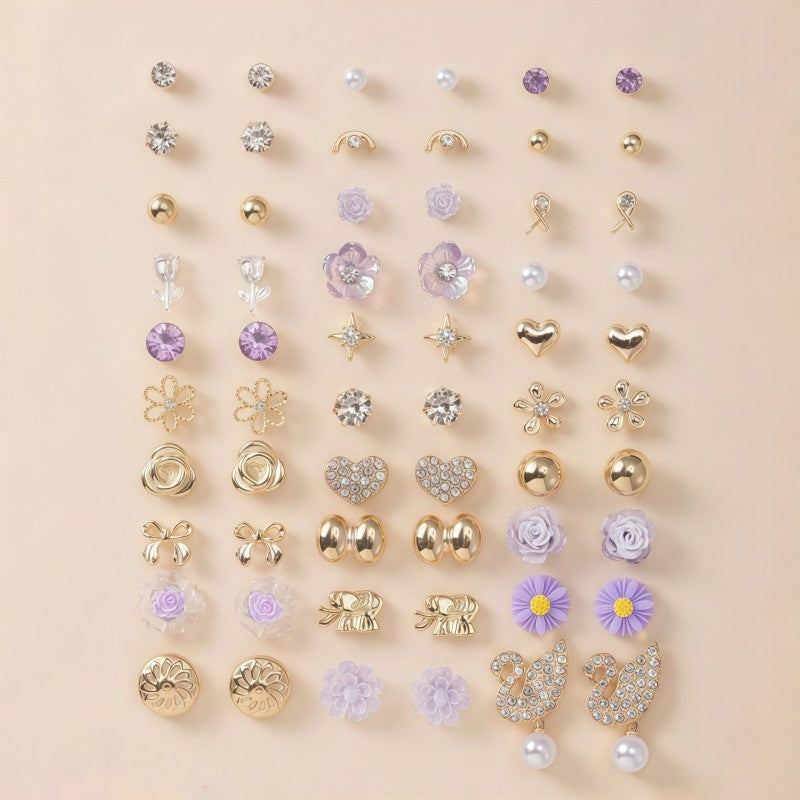 Sparkling Earrings Set Kalsten