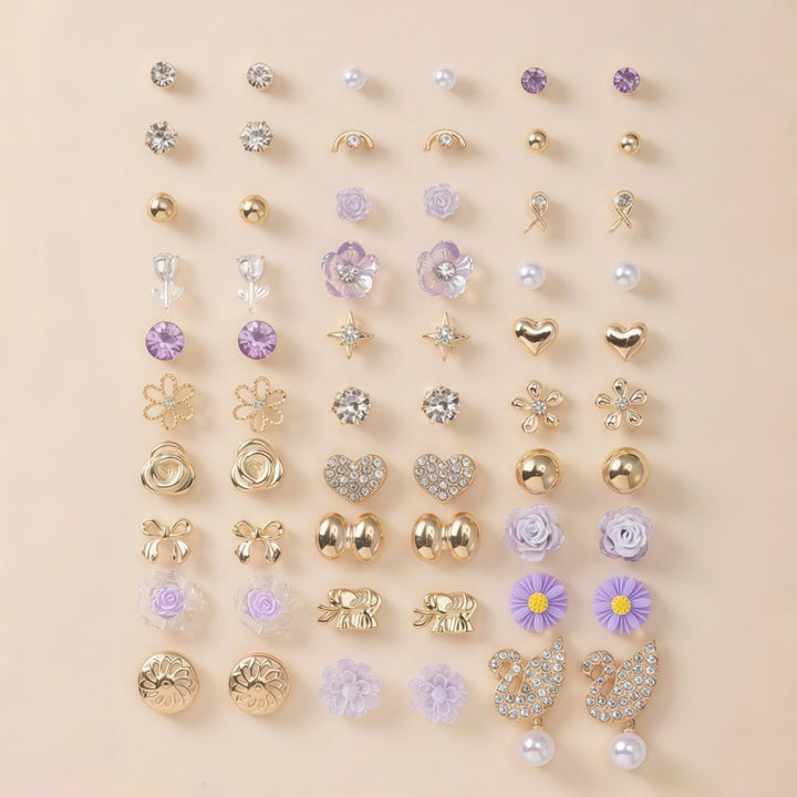 Sparkling Earrings Set Kalsten