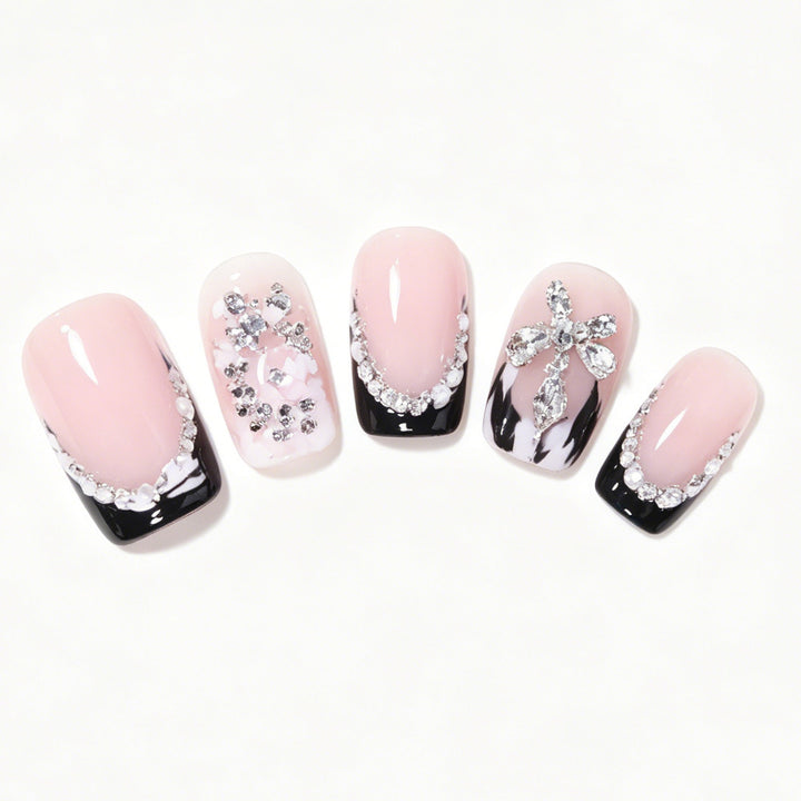 Elegant Decorative Acrylic Press-On Nail Art Kalsten
