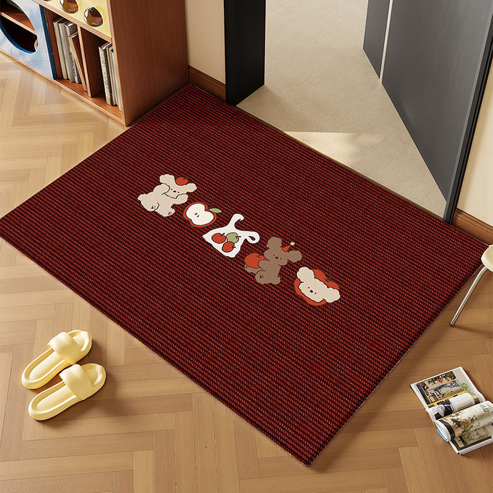 Playful Animal-Themed Indoor Mat