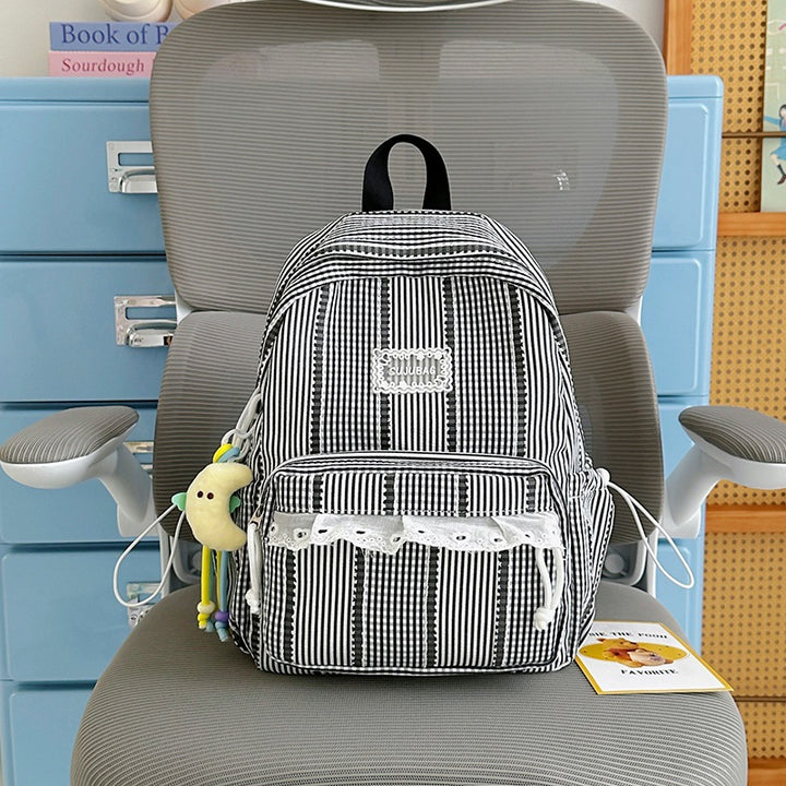 Cute Plaid Design Backpack Kalsten