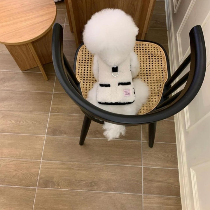 Plush Sherpa Dog Harness Vest
