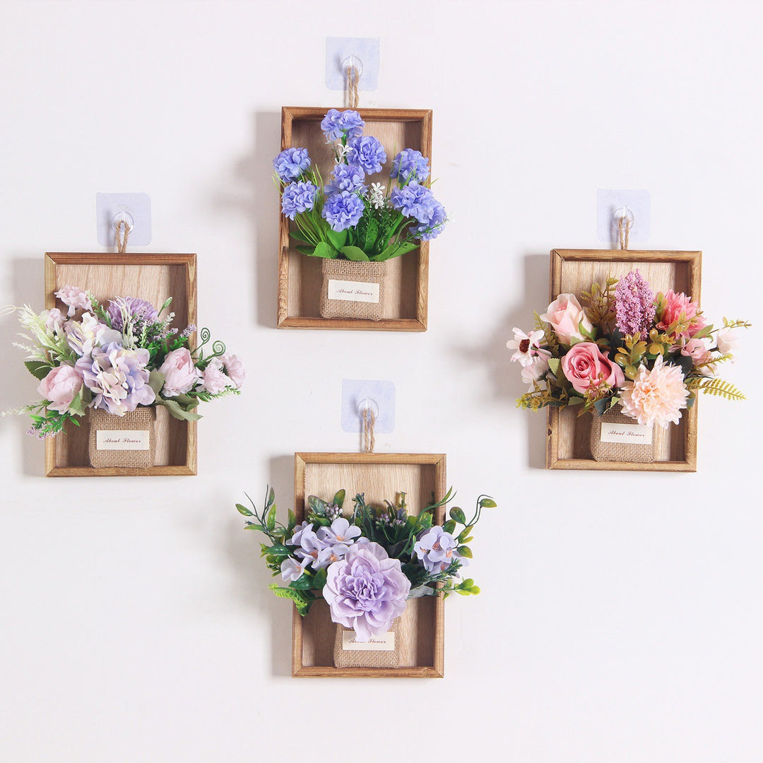 Wall-Mounted Decorative Floral Hanging Planter