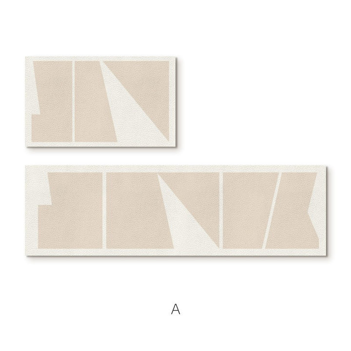 Elegant Textured Area Runner Mat