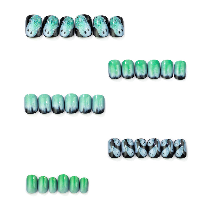 Ghostly Glow Press-On Nail Art Set Kalsten