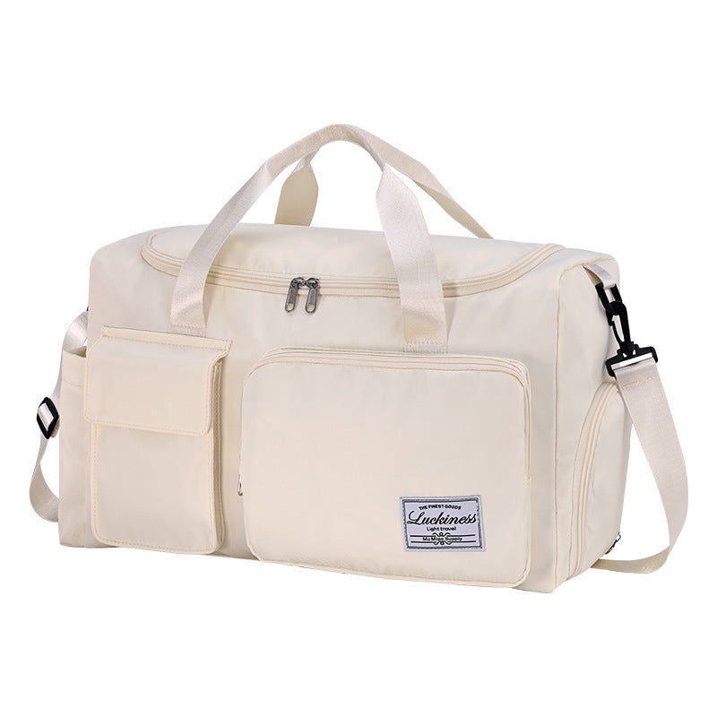 Travel bag with multifunctional interior compartment system Kalsten