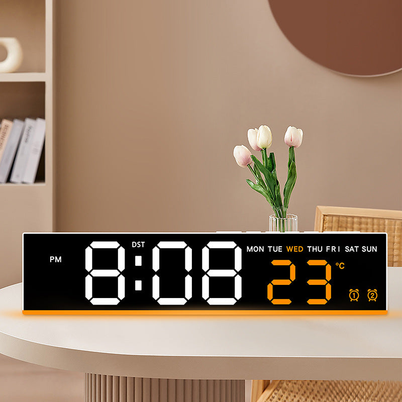 Digital LED weather clock with large display Kalsten