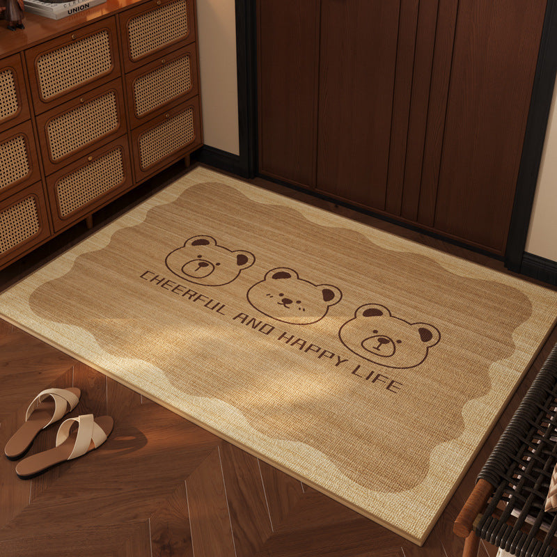 Cute Cartoon Dog-Themed Indoor Area Mat for Home