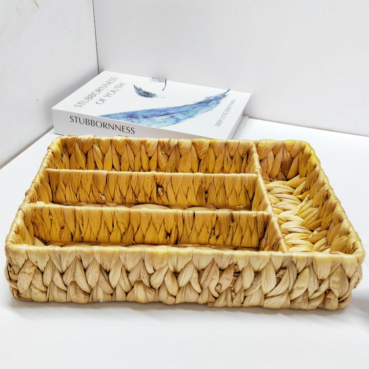 Rectangular Woven Storage Tray Kalsten