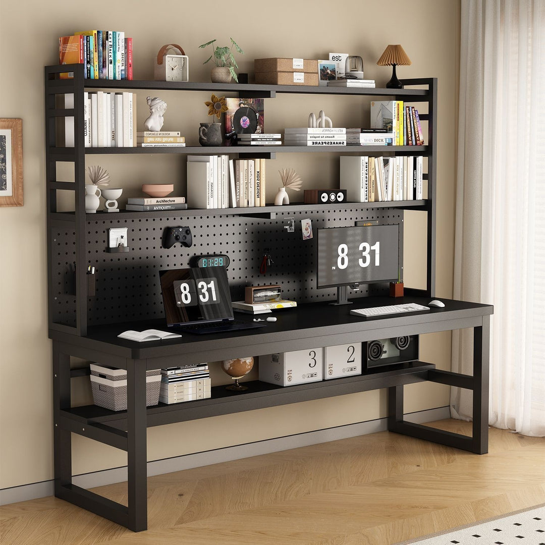 Multifunctional workspace with shelf Kalsten