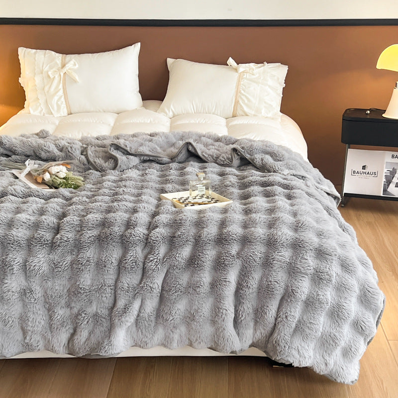 Ultra-Soft Textured Fleece Blanket Kalsten