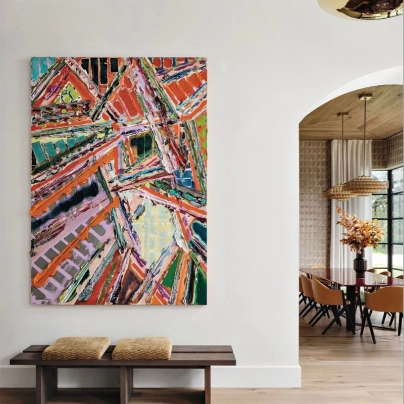 Modern Minimalist Geometric Canvas Artwork