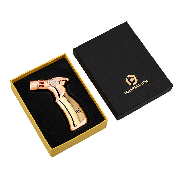Premium Butane Torch Lighter With Adjustable Flame And Safety Lock