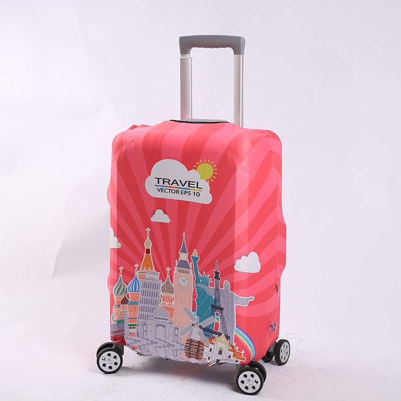 Unisex Suitcase with Creative World Travel Design Kalsten