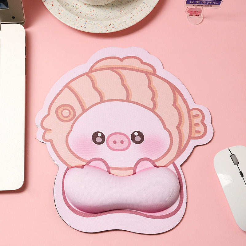 Cute Cartoon-Themed Mouse Wrist Rest Pad