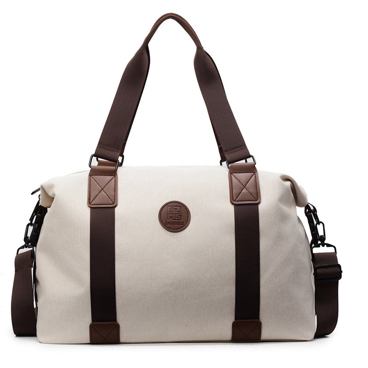 Sporty Duffel Bag With Multiple Compartments And Adjustable Shoulder Strap Kalsten