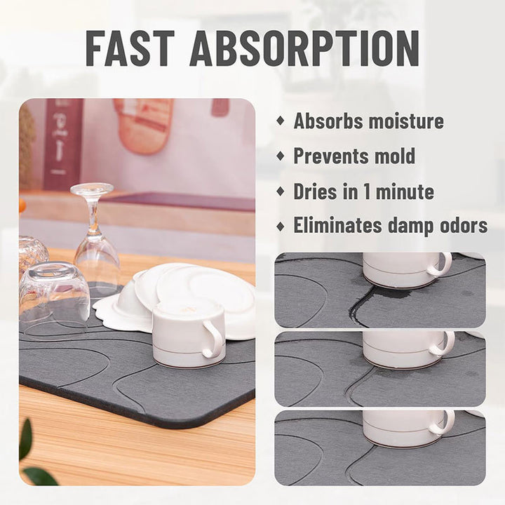 Stylish Kitchen Drying Mat Kalsten