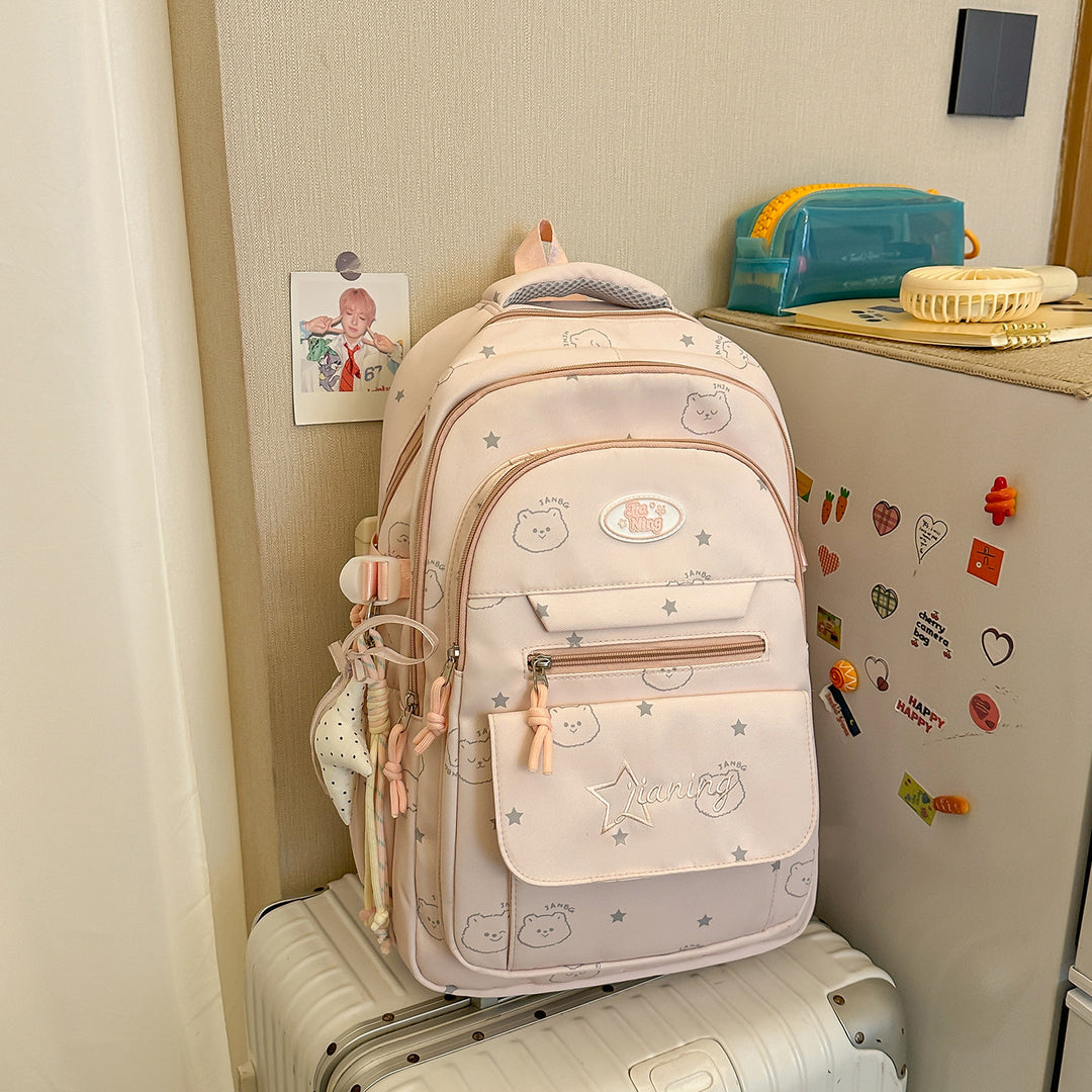 Cute Character-Printed Casual Backpack Kalsten