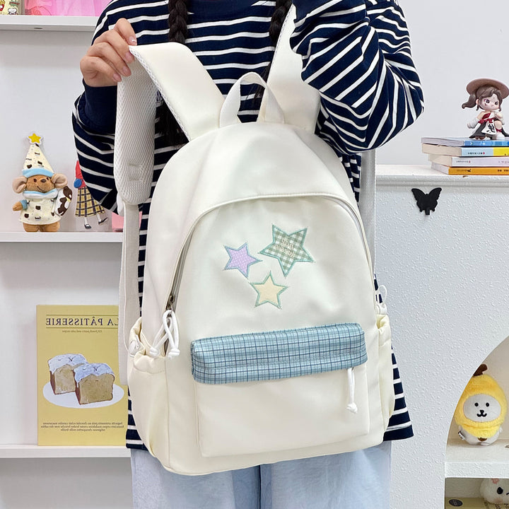 Stylish Star-Embellished Backpack Kalsten