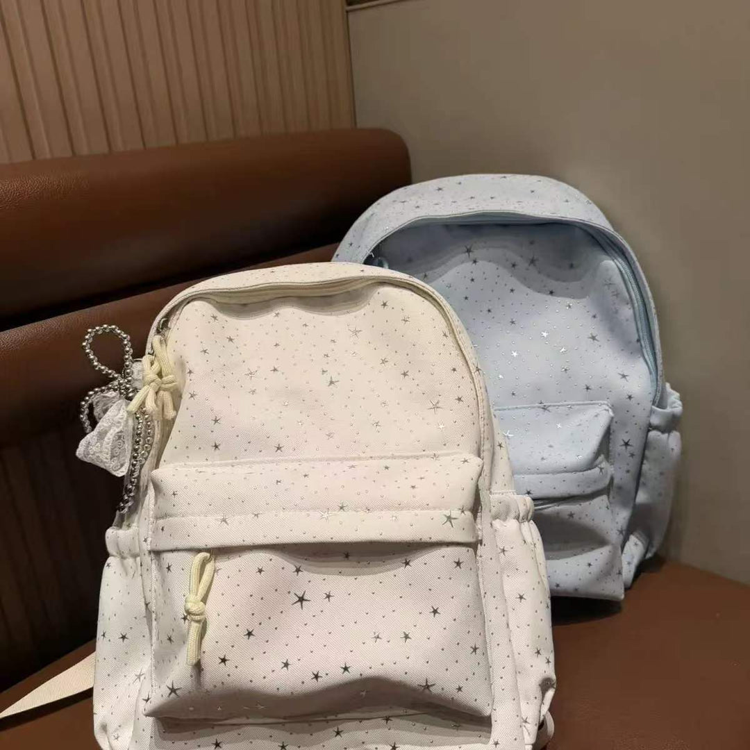 Backpack with Sparkling Star Motif Kalsten