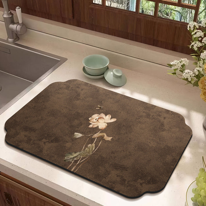 Floral Kitchen Comfort Mat