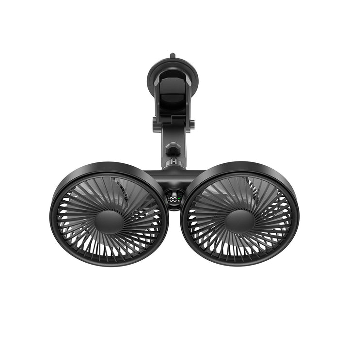 Unisex double fan with digital speed display Kalsten