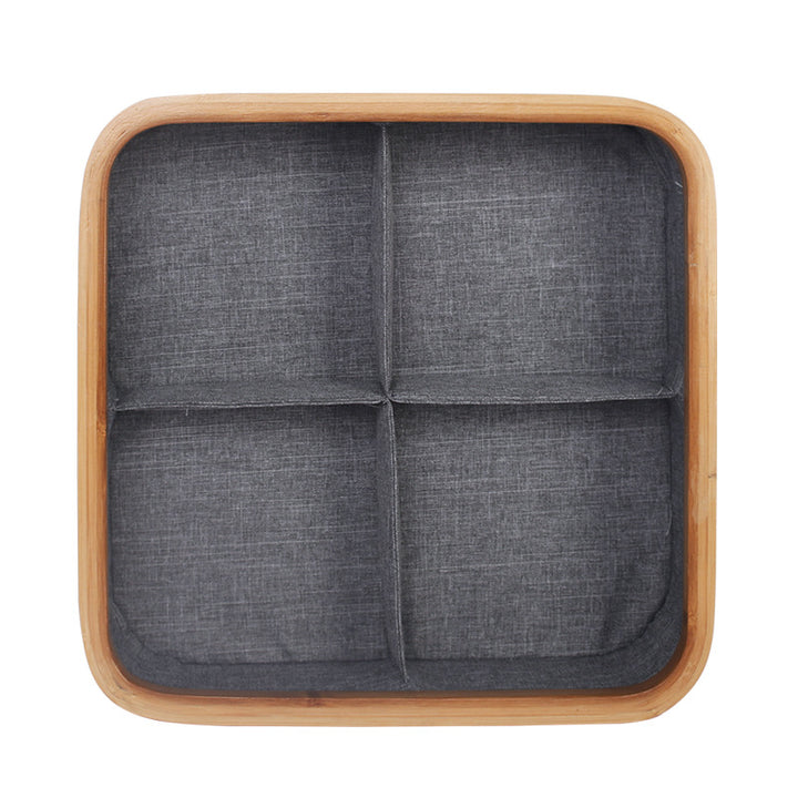 Bamboo Storage Tray Organizer Kalsten