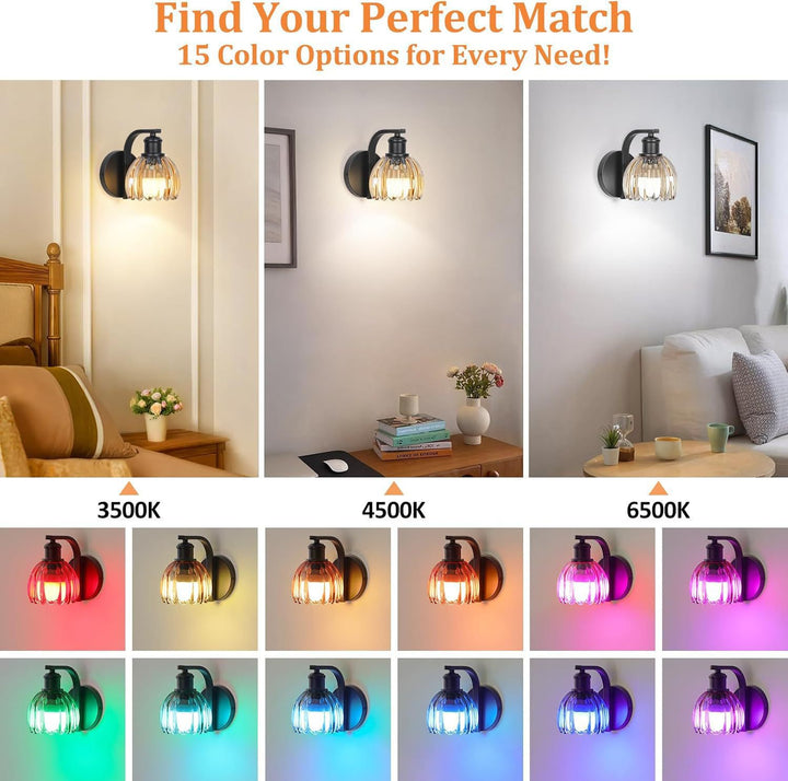 Color-Changing LED Wall Sconce