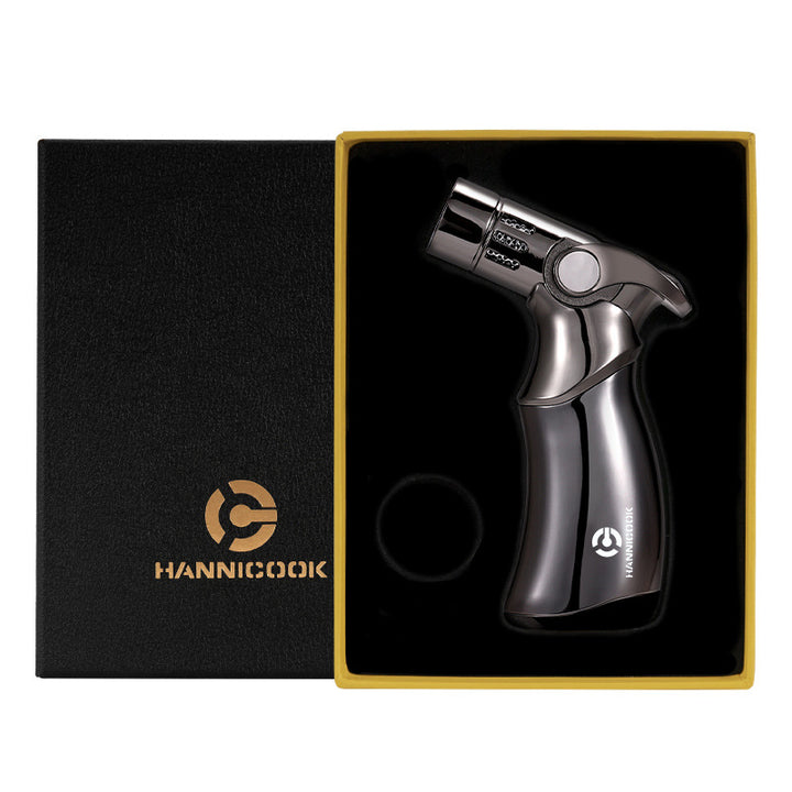 Premium Butane Torch Lighter With Adjustable Flame And Safety Lock