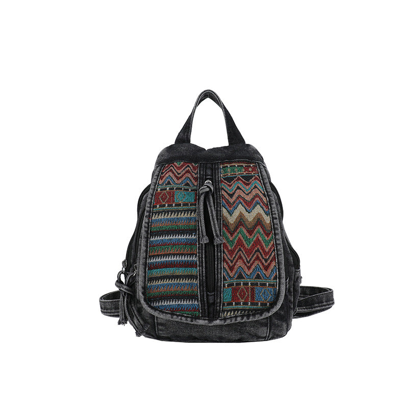 Stylish Ethnic Patterned Backpack Kalsten
