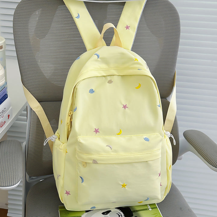Embroidered Moon and Star Backpack Kalsten