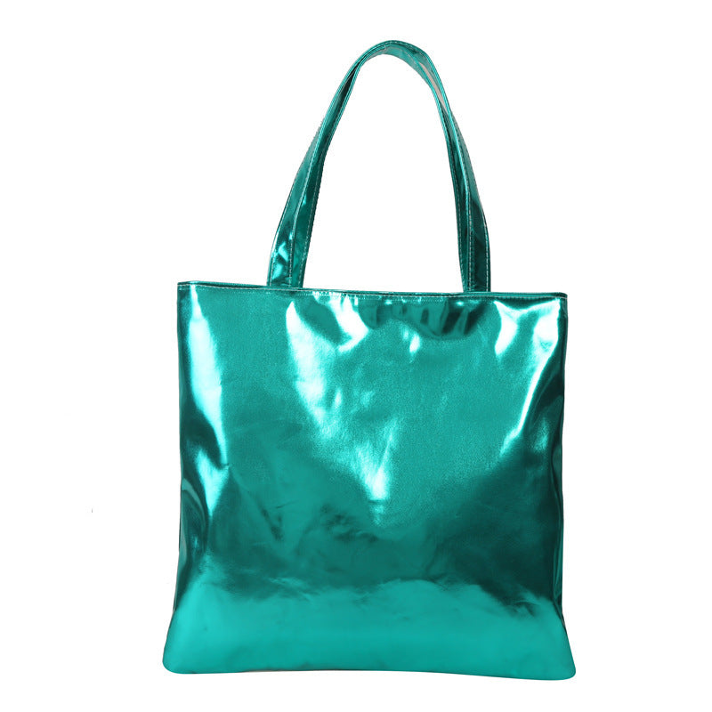 Glossy Metallic Tote Bag