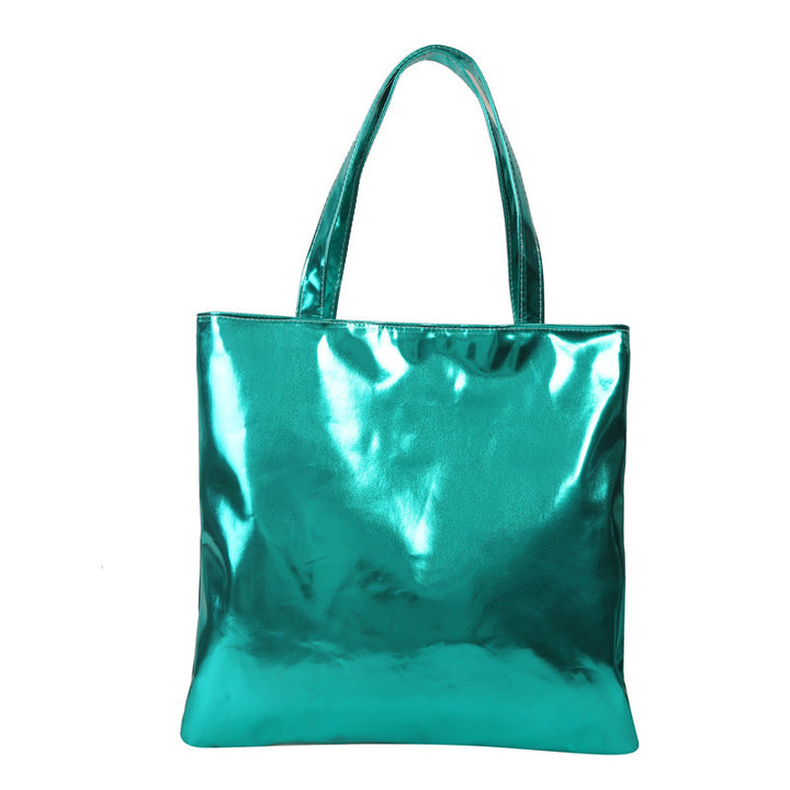 Glossy Metallic Tote Bag
