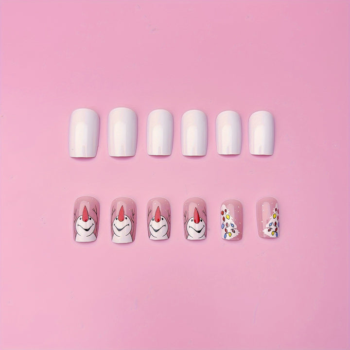 Festive Winter Nail Art Kalsten