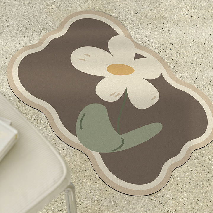 Floral Decorative Area Mat