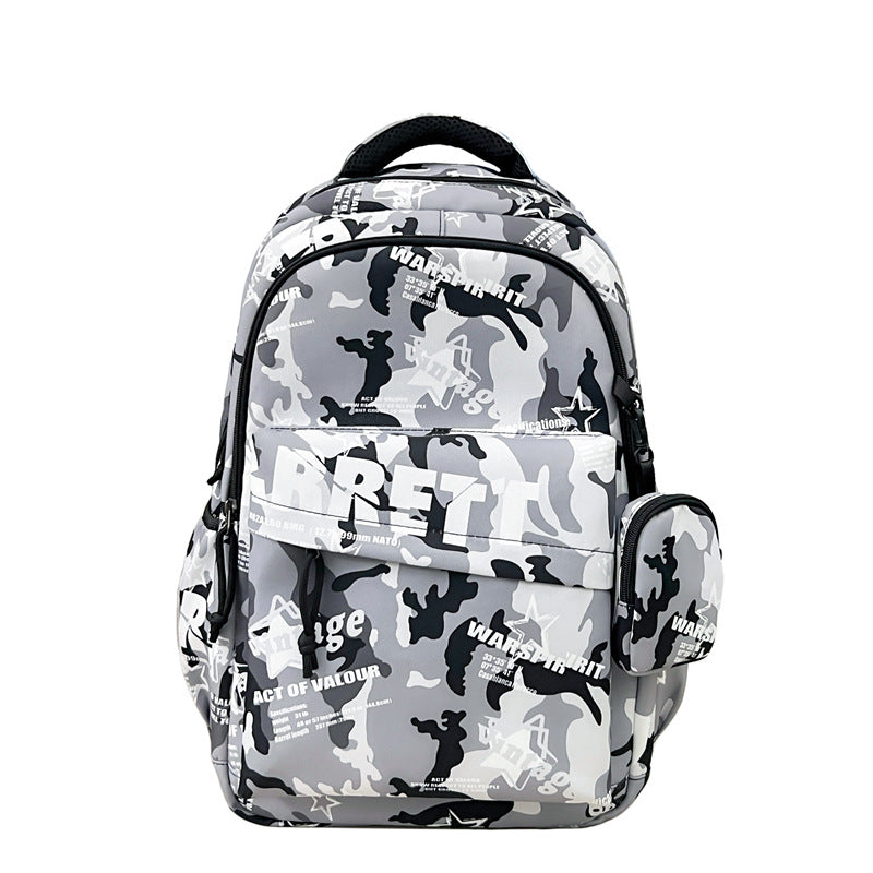 Durable Camouflage Print Backpack Kalsten