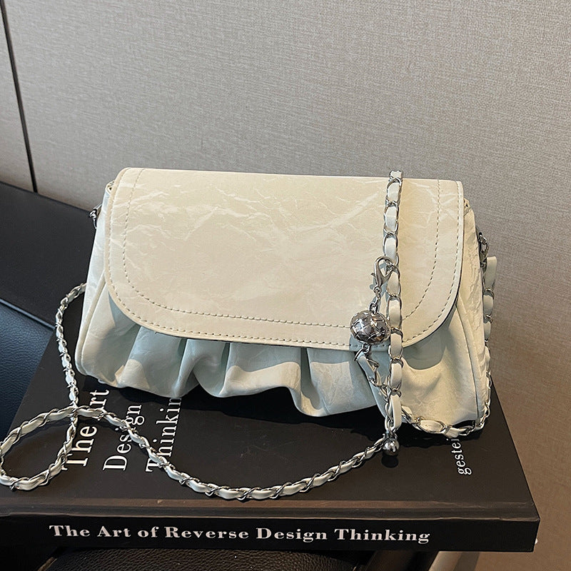 Ruffled Evening Handbag