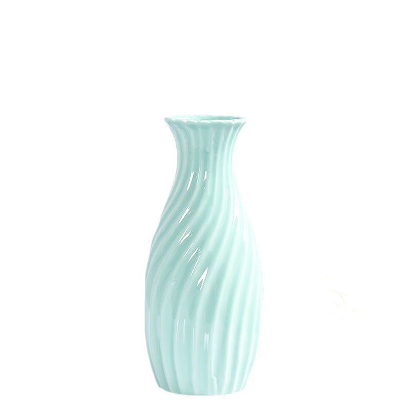 Decorative Spiral Ceramic Flower Vase Kalsten